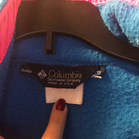 VINTAGE Columbia sportwear bomber jacket/sweater - Picture 4 of 4